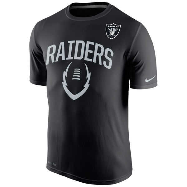 Men NFL Oakland Raiders Nike Legend Icon Performance TShirt Black